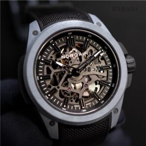N3000.07Q42.B18 NORQAIN ノルケイン ワイルドワン スケルトン 42mm グレー