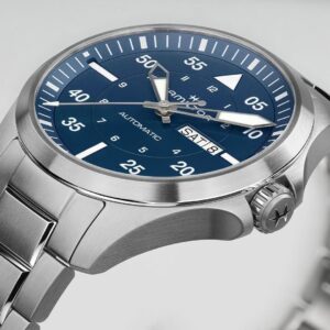 H64635140 HAMILTON ハミルトン カーキ アビエーション パイロット デイデイト オート 42mm