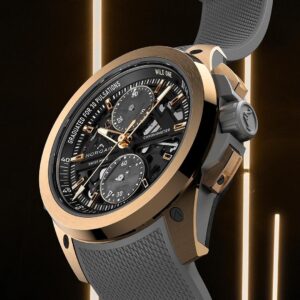 【限定75本】N3002.40G01.B01 NORQAIN ノルケイン ワイルドワン スケルトン クロノ レッドゴールド リミテッドエディション 42mm