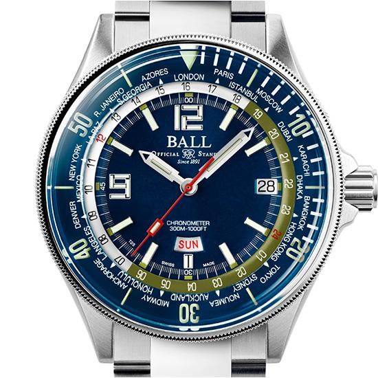 【世界限定1,000本】BALL WATCH ボールウォッチ エンジニアマスター ダイバー ワールドタイム DG2232A-SCJ-BE