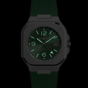BR05G-GN-ST/SRB グリーン Bell & Ross ベル&ロス インストゥルメント BR05 GMT