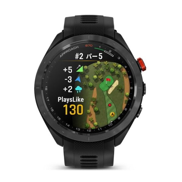 010-02746-23 GARMIN ガーミン アプローチ S70 Black CT10バンドル 47mm