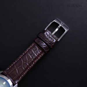 MINASE ミナセ MASTER CRAFT M3 マスタークラフト M3 雪平文字盤 グリーン M3M3-DGN1-LDB-S メンズ 自動巻き腕時計 レザーベルト