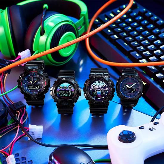 CASIO カシオ G-SHOCK ANALOG-DIGITAL GA-700 SERIES GA-700RGB-1AJF