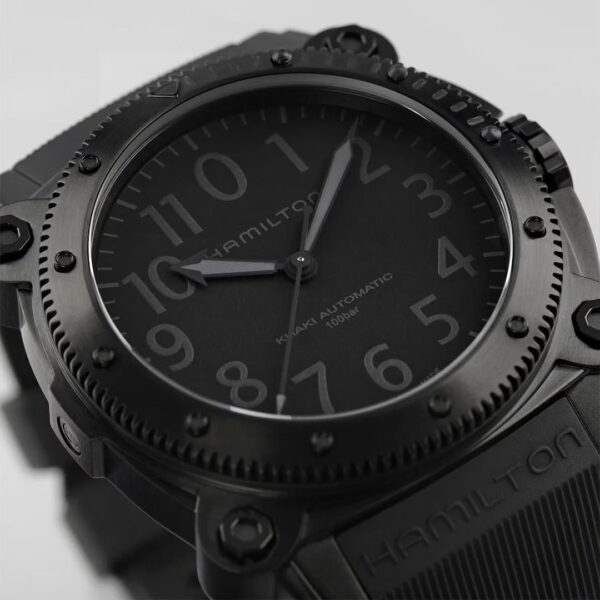 H78505330 HAMILTON ハミルトン カーキ ネイビー ビロウゼロ チタン 46mm