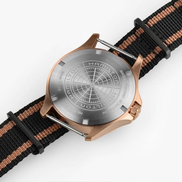 H82565930 HAMILTON ハミルトン カーキ ネイビー スキューバ オートマティック GMT ブロンズ 43mm