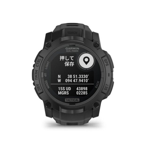 GARMIN ガーミン インスティンクト 3 デュアルパワー 010-02935-80 Tactical