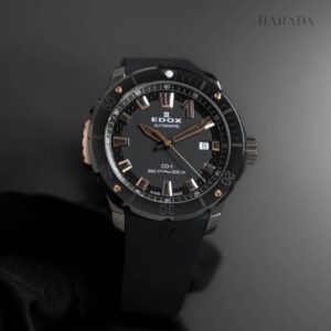 80137-37GNR-CANR EDOX エドックス クロノオフショア1 ベゼルロック デイト 42mm