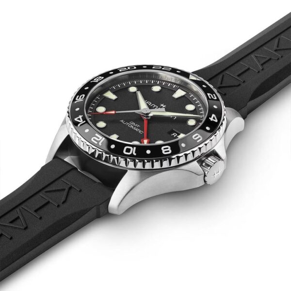 H82555330 HAMILTON ハミルトン カーキ ネイビー スキューバ GMT 43mm