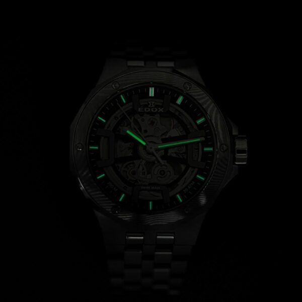 【世界限定300本】 85310-3DM-NGIN EDOX エドックス デルフィン オリジナル メカノ オートマティック ダマスカス リミテッドエディション