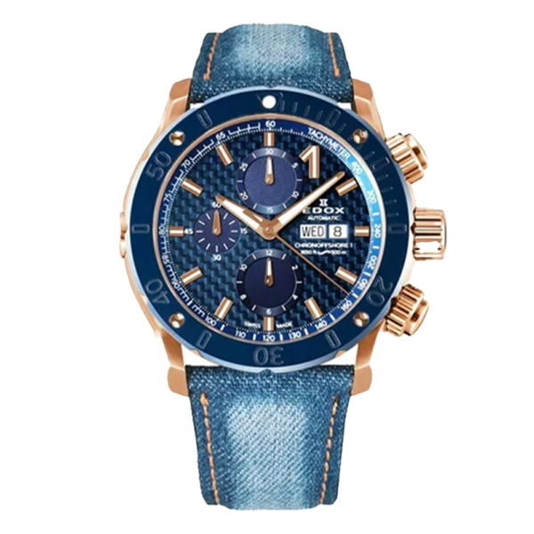 01122-37RBU3-BUIR3-D EDOX エドックス クロノオフショア1 クロノグラフ オートマティック