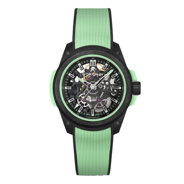 【世界限定400本】 N3001.07Q03.B01 NORQAIN ノルケイン ワイルドワン スケルトン 39mm ミント