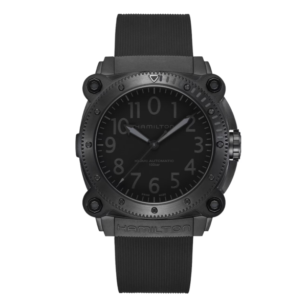 H78505330 HAMILTON ハミルトン カーキ ネイビー ビロウゼロ チタン 46mm