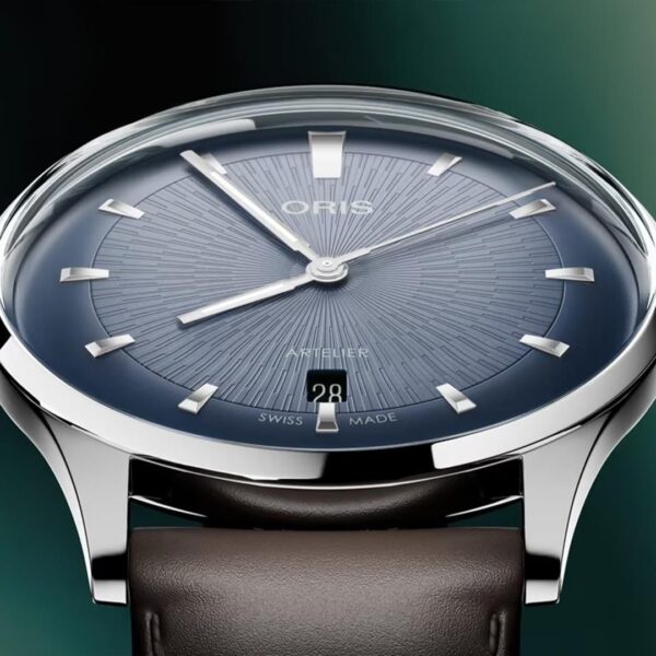 01 733 7810 4055-07 6 20 17FC ORIS オリス アートリエ デイト 38mm