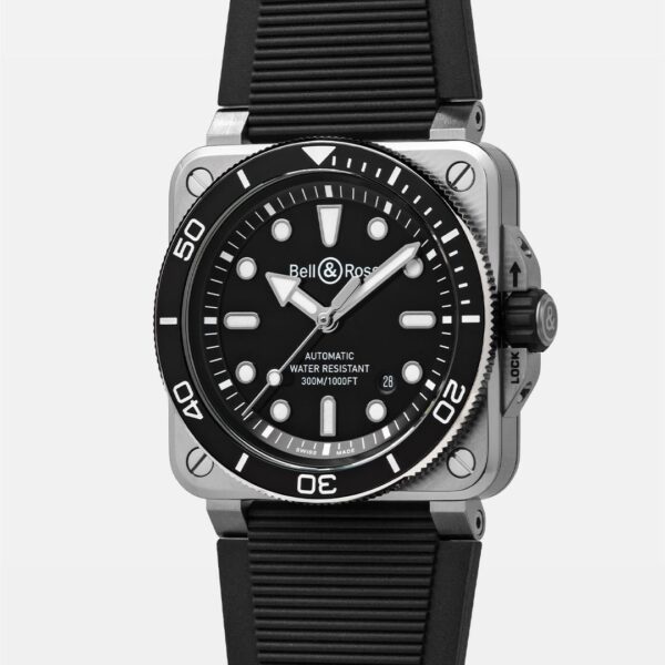BR03A-D-BL-ST/SRB Bell & Ross ベル&ロス BR03 ダイバー ブラック スティール