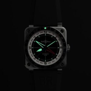 【世界限定500本】 BR0393-COM-ST/SRB Bell & Ross ベル&ロス BR-03 GMT コンパス
