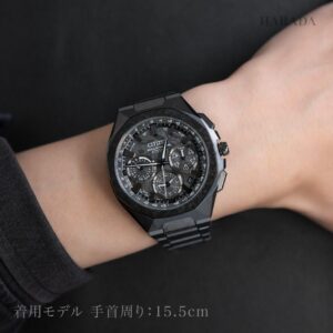 【世界限定1,800本】 CC4107-80H CITIZEN シチズン アテッサ ACT Line ブラックチタンシリーズ クリスタルオクタゴン