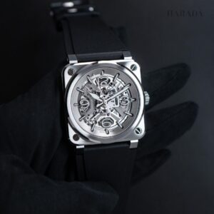 BR03A-BL-SKST/SRB Bell & Ross ベル&ロス BR03 スケルトン スティール 41mm
