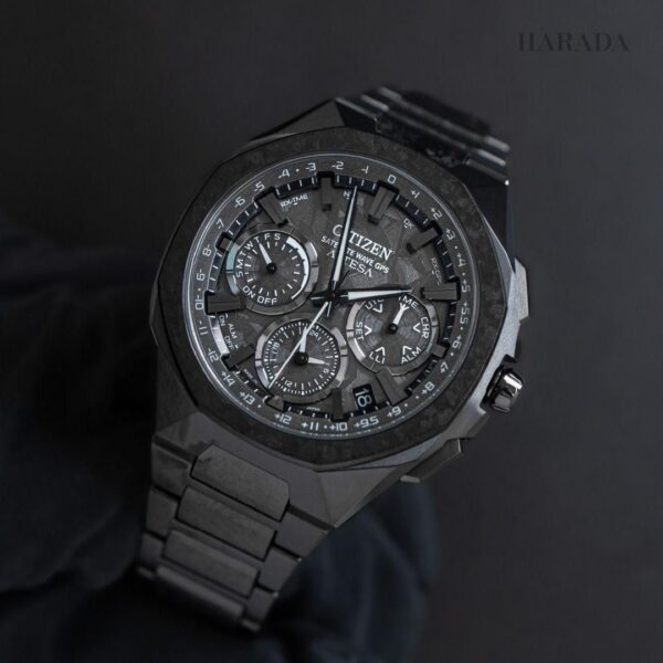 【世界限定1,800本】 CC4107-80H CITIZEN シチズン アテッサ ACT Line ブラックチタンシリーズ クリスタルオクタゴン