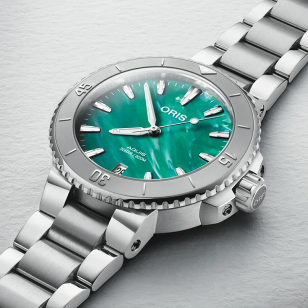 01 733 7770 4137-07 8 18 05P ORIS オリス アクイス オリス×ブレスネット 36.5mm