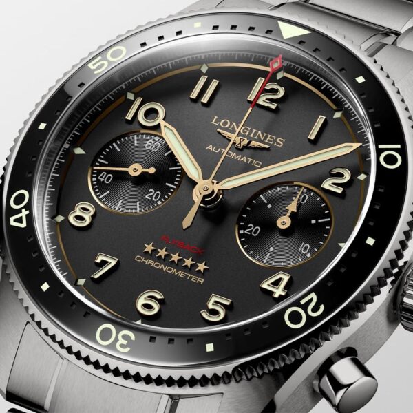 L3.821.1.53.6 LONGINES ロンジン スピリット フライバック チタニウム 42mm