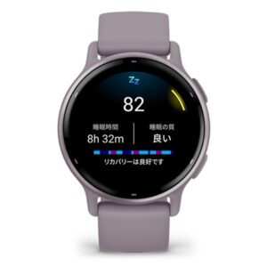 010-02862-43 GARMIN ガーミン ヴィヴォアクティブ5 Orchid / Orchid Met