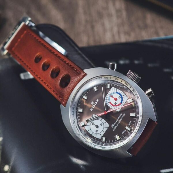 【世界限定600本】 08202-3G-GIN EDOX エドックス クロノラリー スポーツマン クロノグラフ オートマティック