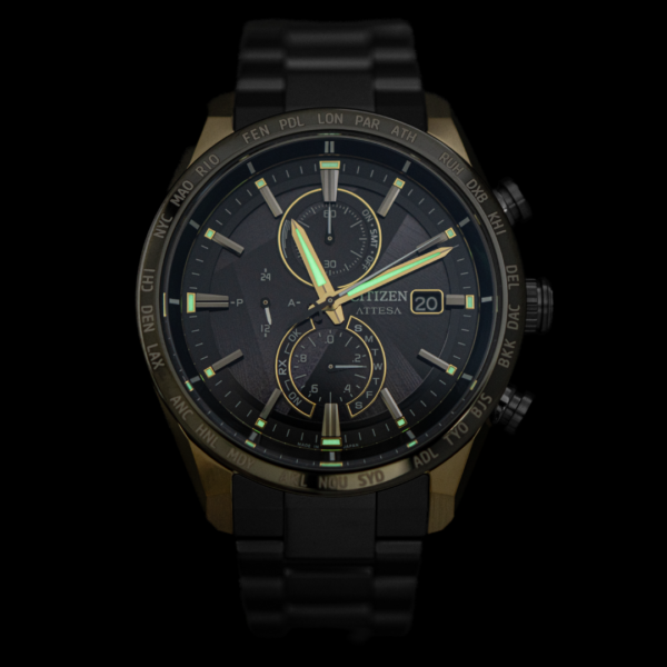 【世界限定2,200本】 AT8384-58E CITIZEN シチズン アテッサ LIGHT in BLACK Eco-Drive 50th Anniversary Edition