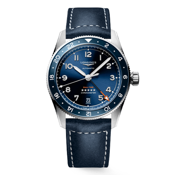L3.802.4.93.2 LONGINES ロンジン スピリット Zulu Time 39mm
