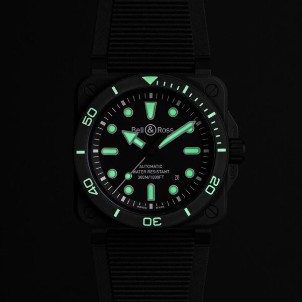 BR03A-D-BL-CE/SRB Bell & Ross ベル&ロス BR03 ダイバー ブラック マット セラミック