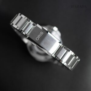 01 733 7789 4153-07 8 23 04PEB ORIS オリス アクイスデイト レリーフ 43.5mm
