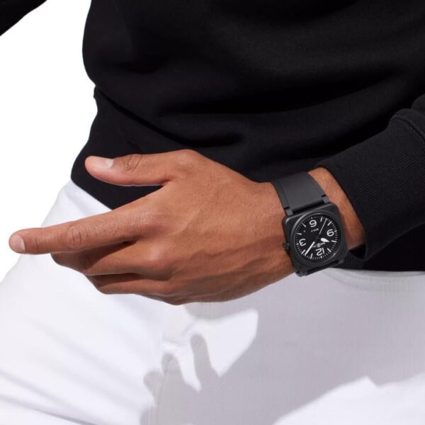 BR03A-BL-CE/SRB Bell & Ross ベル&ロス BR-03 ブラックマット
