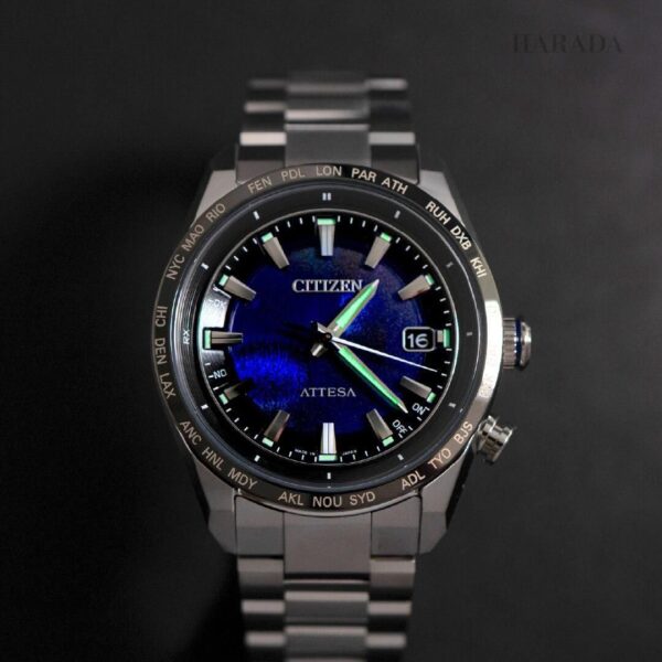 【世界限定2,000本】 CB0288-65L CITIZEN シチズン アテッサ ACT Line UNITE with BLUE