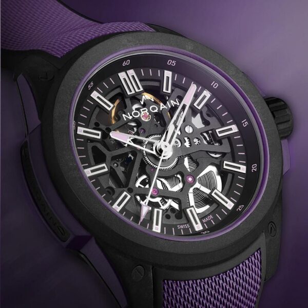 【世界限定400本】N3000.07Q26.B23 NORQAIN ノルケイン ワイルドワン スケルトン 42mm リミテッドエディション パープル