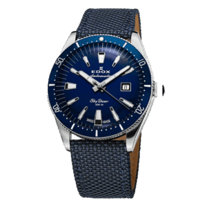 【世界限定600本】 80126-3BUM-BUIN EDOX エドックス スカイダイバー デイト オートマティック リミテッドエディション
