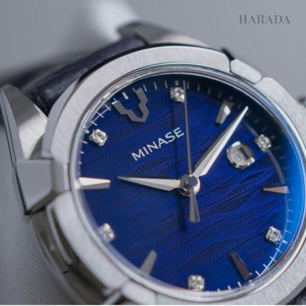 MINASE ミナセ URUGA 31 ウルガ 31 ブルー UG02-LDNNBL-SSD レディース 自動巻き腕時計