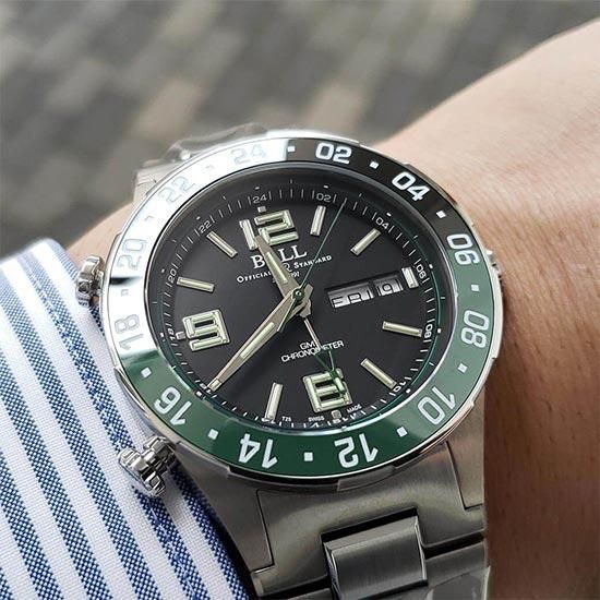 【世界限定1,000本】 DG3030B-S2CJ-BK BALL WATCH ボールウォッチ ロードマスター マリンGMT