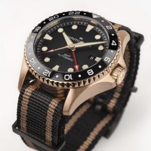 H82565930 HAMILTON ハミルトン カーキ ネイビー スキューバ オートマティック GMT ブロンズ 43mm