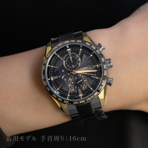 【世界限定2,200本】 AT8384-58E CITIZEN シチズン アテッサ LIGHT in BLACK Eco-Drive 50th Anniversary Edition