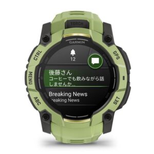 GARMIN ガーミン Instinct 3 インスティンクト AMOLED 010-03020-32 Fern Green 50mm