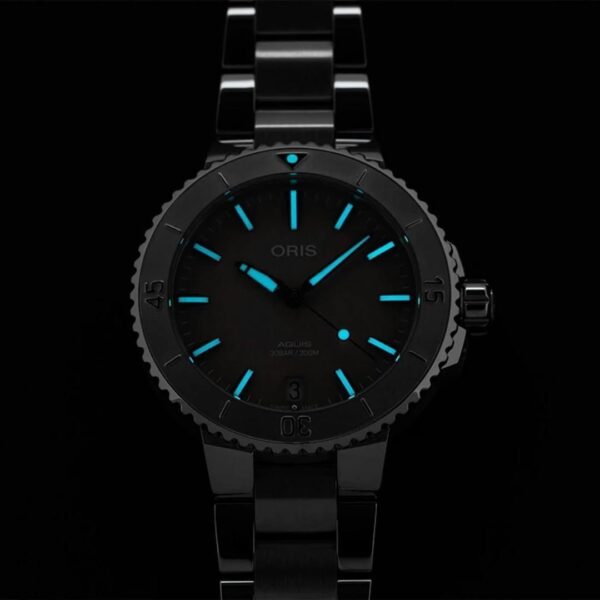 01 733 7770 4158-07 8 18 05P ORIS オリス アクイスデイト 36.5mm