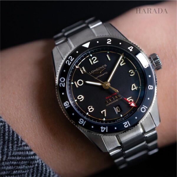L3.802.1.53.6 LONGINES ロンジン スピリット Zulu Time チタニウム 39mm