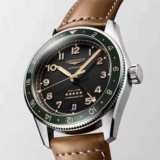 L3.802.4.63.2 LONGINES ロンジン スピリット Zulu Time 39mm