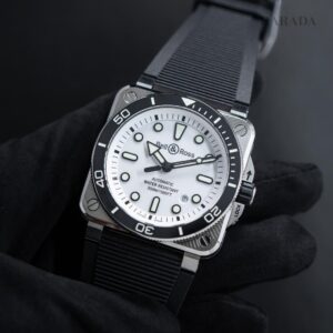 BR03A-D-WH-ST/SRB Bell & Ross ベル&ロス BR03 ダイバー ホワイト スティール