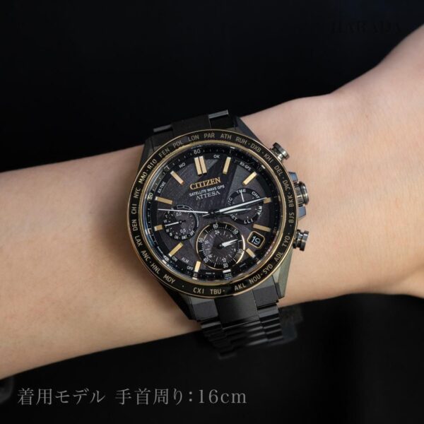 【世界限定1,900本】 CC4078-51E CITIZEN シチズン アテッサ LIGHT in BLACK Eco-Drive 50th Anniversary Edition