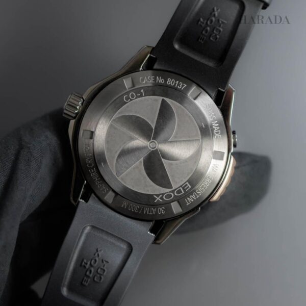 80137-37GNR-CANR EDOX エドックス クロノオフショア1 ベゼルロック デイト 42mm