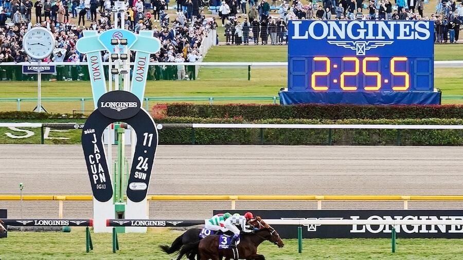 入線時のドウデュース