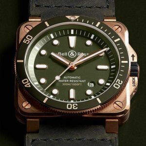 【999本限定】 BR0392-D-G-BR/SCA グリーン ブロンズBell & Ross ベル&ロス インストゥルメント BR03-92 ダイバー