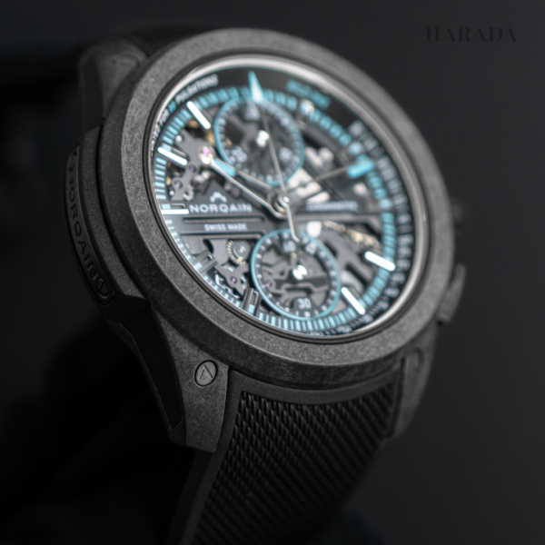 N3002.40Q01.B07 NORQAIN ノルケイン ワイルドワン スケルトン クロノ 42mm ブラックラバーストラップ仕様