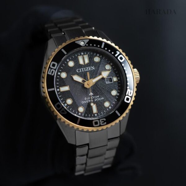 【世界限定6,700本】 BN0264-53E CITIZEN シチズン プロマスター MARINE LIGHT in BLACK Eco-Drive 50th Anniversary Edition
